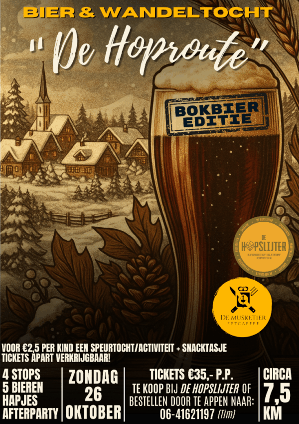 De Hoproute - Bokbier editie