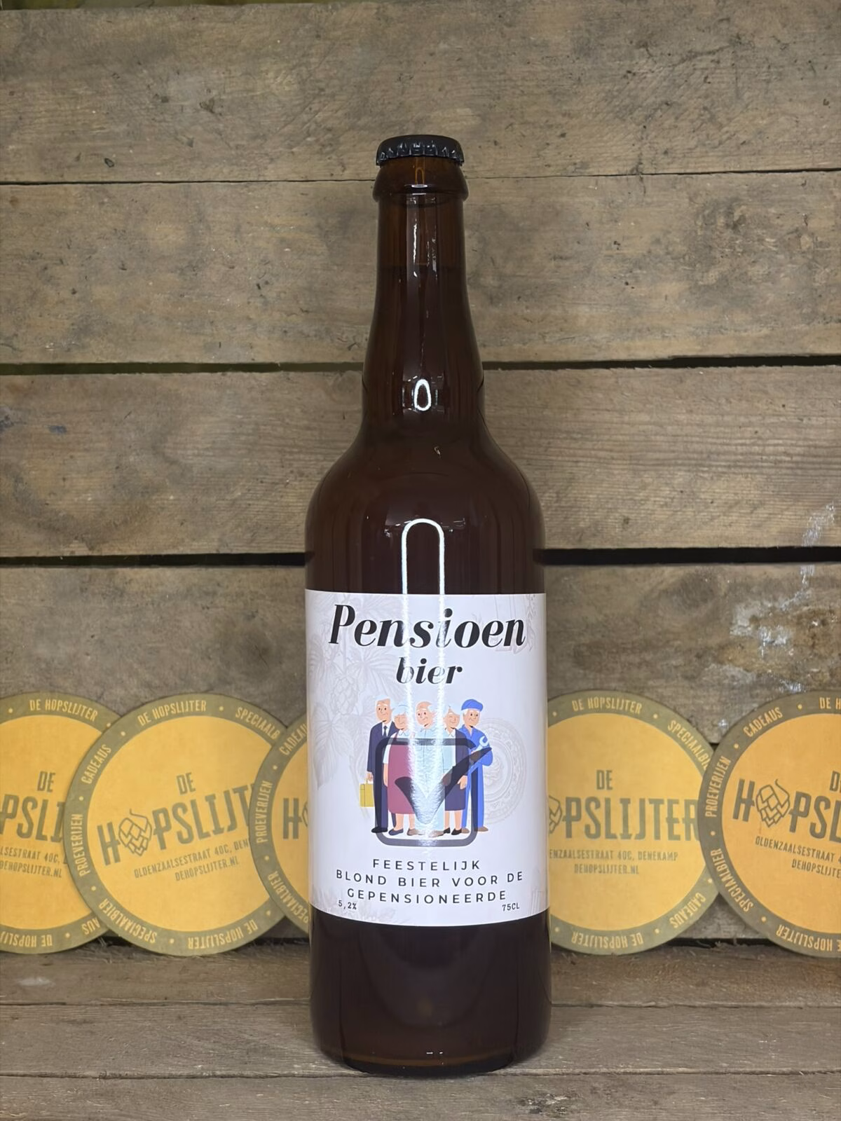 de Hopslijter - Pensioen bier