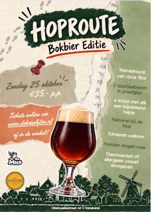 De Hoproute - Herfstbok editie - 25 oktober 2026